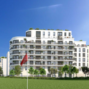 Groupe Cardinal - LE PARADIS N'EST PAS ARTIFICIEL - Perspective vue Golf Arka Studio Groupe Cardinal - LE PARADIS N'EST PAS ARTIFICIEL - Perspective vue Golf Arka Studio