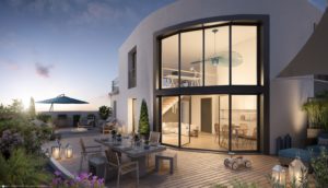 Groupe Cardinal -Le Paradis n est pas artificiel - Perspective Arka Studio - Terrasse Groupe Cardinal -Le Paradis n est pas artificiel - Perspective Arka Studio - Terrasse