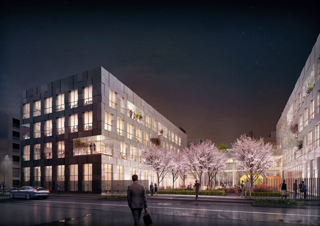 Groupe Cardinal -Bandai Namco Entertainment Europe - Hubert Godet Architectes - Perspective Inimagenable Groupe Cardinal -Bandai Namco Entertainment Europe - Hubert Godet Architectes - Perspective Inimagenable