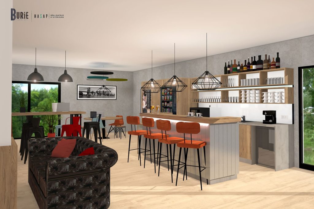 Groupe Cardinal - DAUPHINE Housing - Residence Dauphine - @BBC Architectes - Lounge Groupe Cardinal - DAUPHINE Housing - Lounge