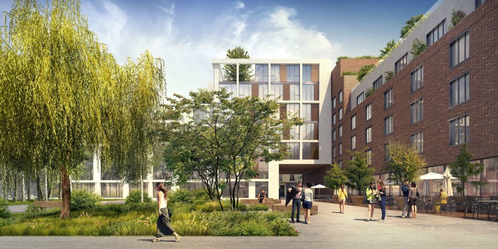 Groupe Cardinal - MOB HOUSE by Starck -BBC Architectes - Perspective Asylum Groupe Cardinal - MOB HOUSE by Starck