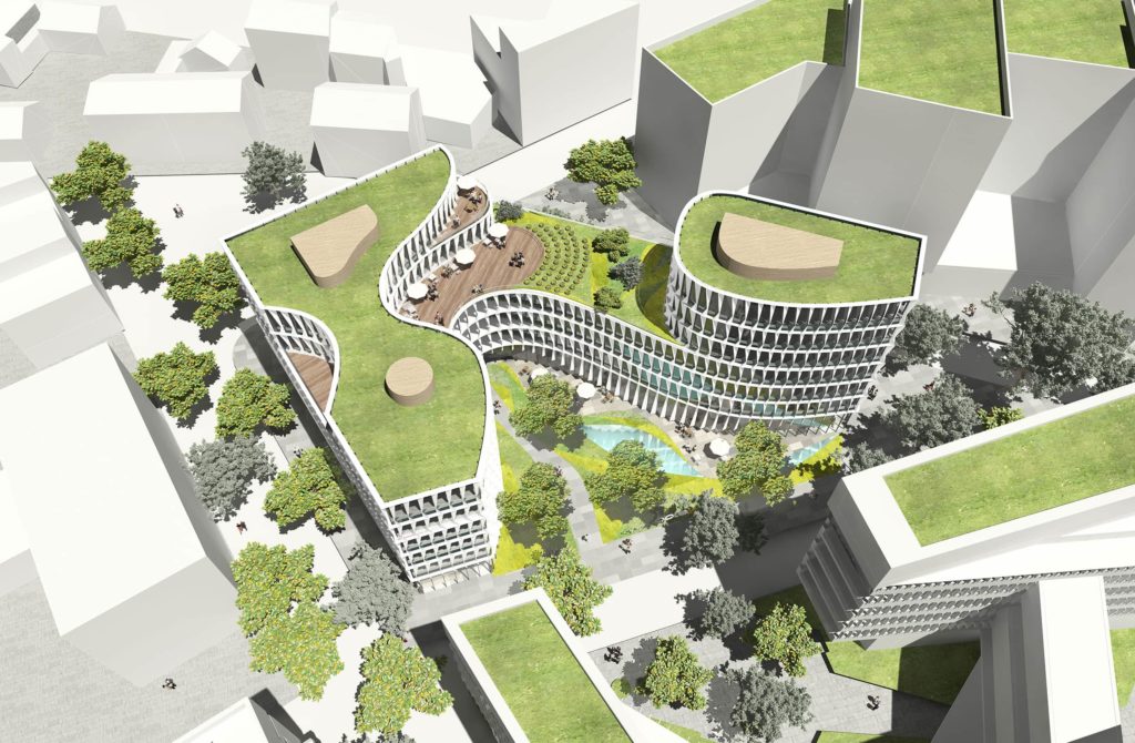 Groupe Cardinal - tertiaire - ensemble immobilier Opteven - Groupe Cardinal - tertiaire - ensemble immobilier Opteven -