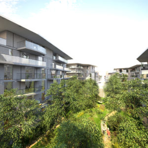 Groupe Cardinal - The Island - Jakob+MacFarlane et Portal Teissier architecture- Castelnau le Lez - Groupe Cardinal - The Island - Jakob+MacFarlane et Portal Teissier architecture- Castelnau le Lez -