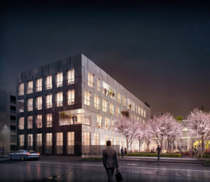 Groupe Cardinal -Bandai Namco Entertainment Europe - Hubert Godet Architectes - Perspective Inimagenable Groupe Cardinal - tertiaire - Bandai Namco Entertainment Europe