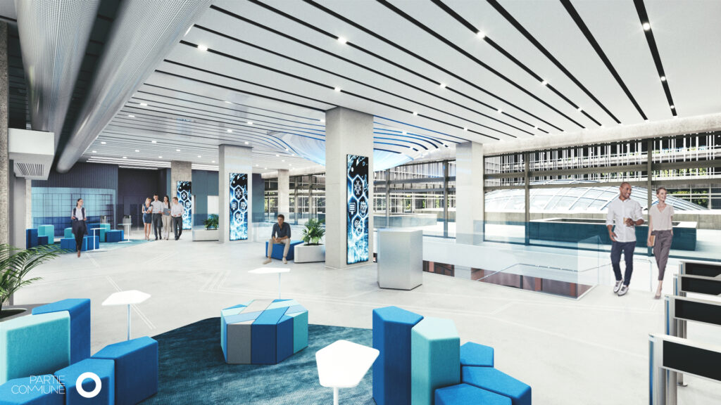 Groupe Cardinal - Rocquencourt HALL ©Partie Commune Groupe Cardinal Rocquencourt DUBUISSON ARCHITECTURE
