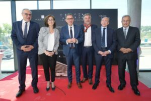 Groupe Cardinal -Inauguration Lumen - Jean-Christophe Larose, Gerard Collomb,