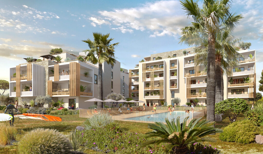 Vida Lydia - Le Barcares -exterieur Est - cardinal Promotion - @Threed Vida Lydia - Le Barcares -exterieur Est - cardinal Promotion - @Threed