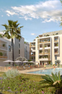 Vida Lydia - Le Barcares - Terrasse Est - cardinal Promotion - @Threed