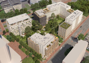 Cergy Etoile - facade coeur d'ilot - Cardinal Promotion - @Thomas Guyenet