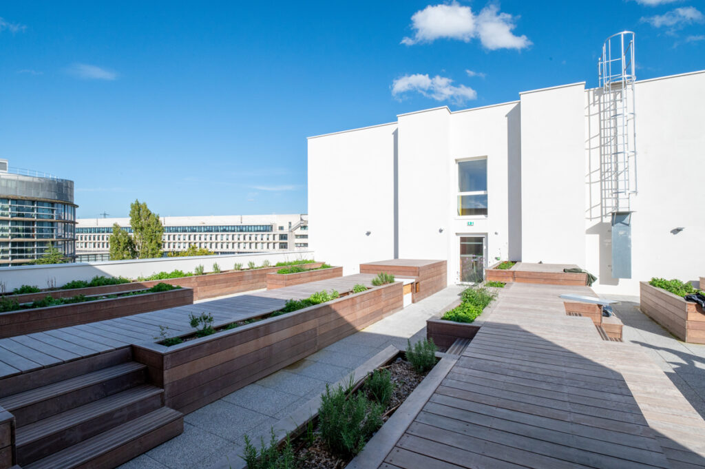 Cergy Etoile - Espaces communs - Rooftop potager - Cardinal Promotion - @Thomas Guyenet